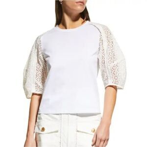 3.1 PHILLIP LIM borderie anglaise T-shirt